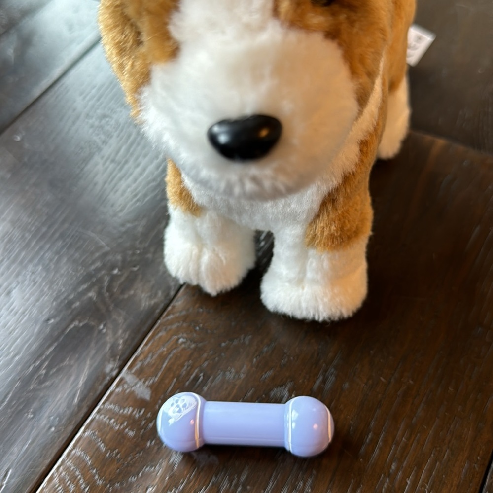 American Girl Doll Brown & White Dog - Picture 8 of 9